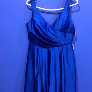 evening gown royal blue